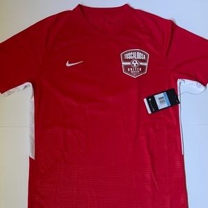 Unisex Nike Soccer Athletic Gear Club Dri Fit Tee Red/White Medium NWT
